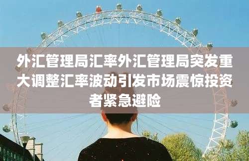 外汇管理局汇率外汇管理局突发重大调整汇率波动引发市场震惊投资者紧急避险