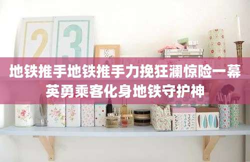 地铁推手地铁推手力挽狂澜惊险一幕英勇乘客化身地铁守护神