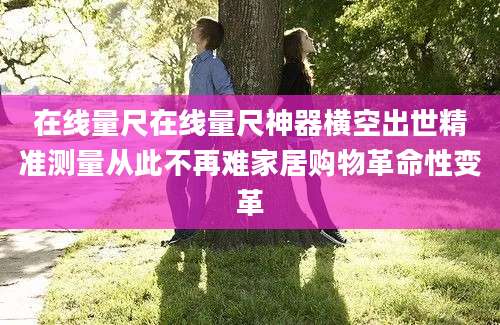 在线量尺在线量尺神器横空出世精准测量从此不再难家居购物革命性变革