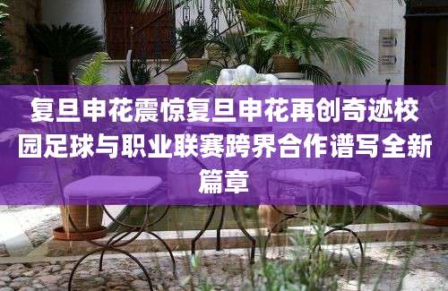 复旦申花震惊复旦申花再创奇迹校园足球与职业联赛跨界合作谱写全新篇章