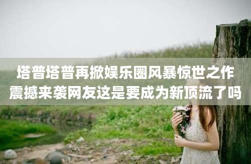 塔普塔普再掀娱乐圈风暴惊世之作震撼来袭网友这是要成为新顶流了吗