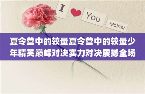 夏令营中的较量夏令营中的较量少年精英巅峰对决实力对决震撼全场