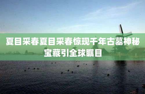 夏目采春夏目采春惊现千年古墓神秘宝藏引全球瞩目