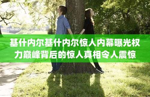 基什内尔基什内尔惊人内幕曝光权力巅峰背后的惊人真相令人震惊