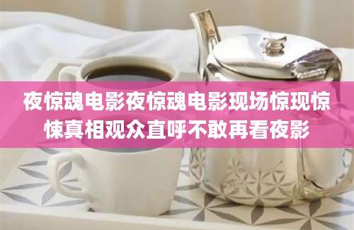 夜惊魂电影夜惊魂电影现场惊现惊悚真相观众直呼不敢再看夜影