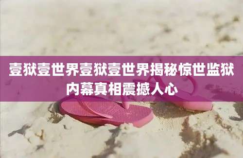 壹狱壹世界壹狱壹世界揭秘惊世监狱内幕真相震撼人心