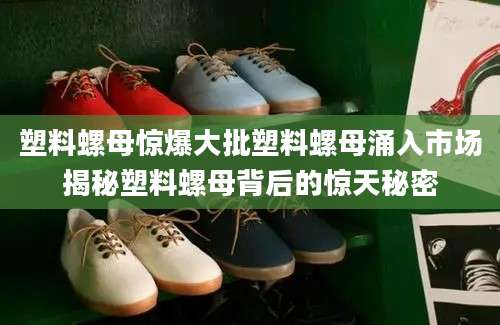 塑料螺母惊爆大批塑料螺母涌入市场揭秘塑料螺母背后的惊天秘密